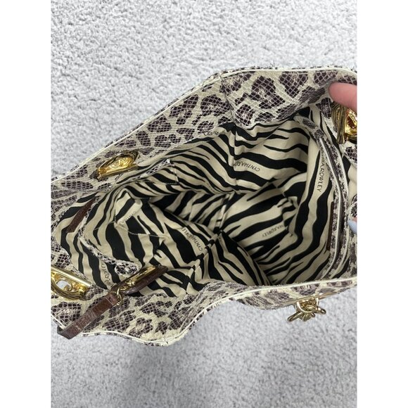 Women's Cynthia Rowley Shiny Leopard Print Large Tote Bag - Picture 10 of 13